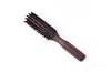 drevená kefa na vlasy diviačie štetiny termodrevo drevena drevo diviak polodlhé polohusté kučeravé vlasy vlasov 