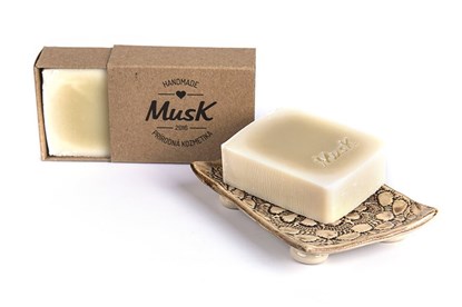 Mydlo Musk - základné s kakaovým maslom (SOM NAHÝ)