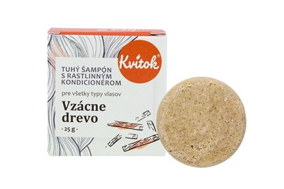 Obrázok pre výrobcu Tuhý šampón Kvitok - vzácne drevo 25g