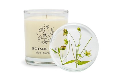 Sójová sviečka Botanicandle - veľká - aloe, škorica, lotos