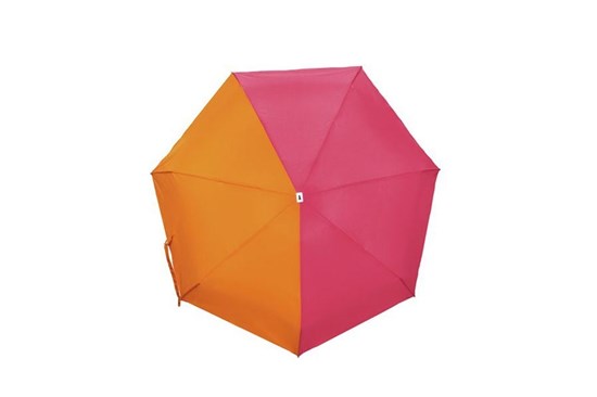 Skladací dáždnik Anatole mini - Josephine - dvojfarebný oranžová/ružová
