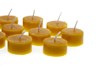 Sviečky z včelieho vosku - čajové (10ks)
