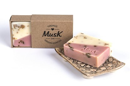 Obrázok pre výrobcu Mydlo MusK - ružovo-jazmínové (RUŽOVÁ ALEJ)