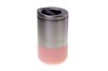 Nerezový termo hrnček - 350ml - strieborno-ružový