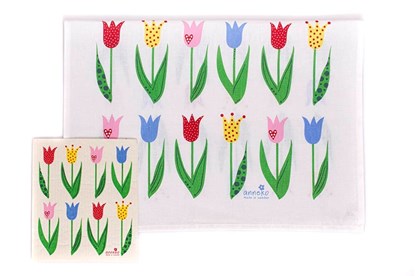 Obrázok pre výrobcu Set hubka + utierka - tulipány